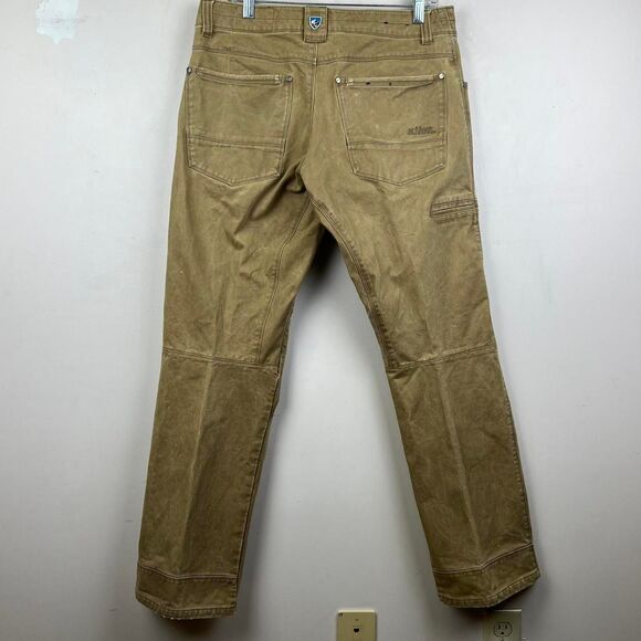 Kuhl Rydr Pants Vintage Patina Dye Chino Khaki Brown Outdoors 32x32 Size L